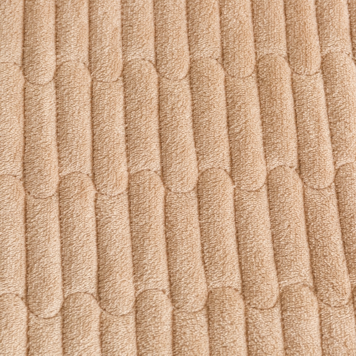 91家纺网 家纺一手货源 找家纺 梦莱家纺 2025新款牛奶绒花边单床盖三件套 奶茶色