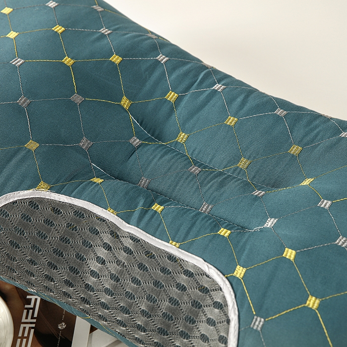 91家纺网 家纺一手货源 找家纺 （总）煌朝家纺 2025新款针织水立方舒适SPA枕枕头枕芯-满天星