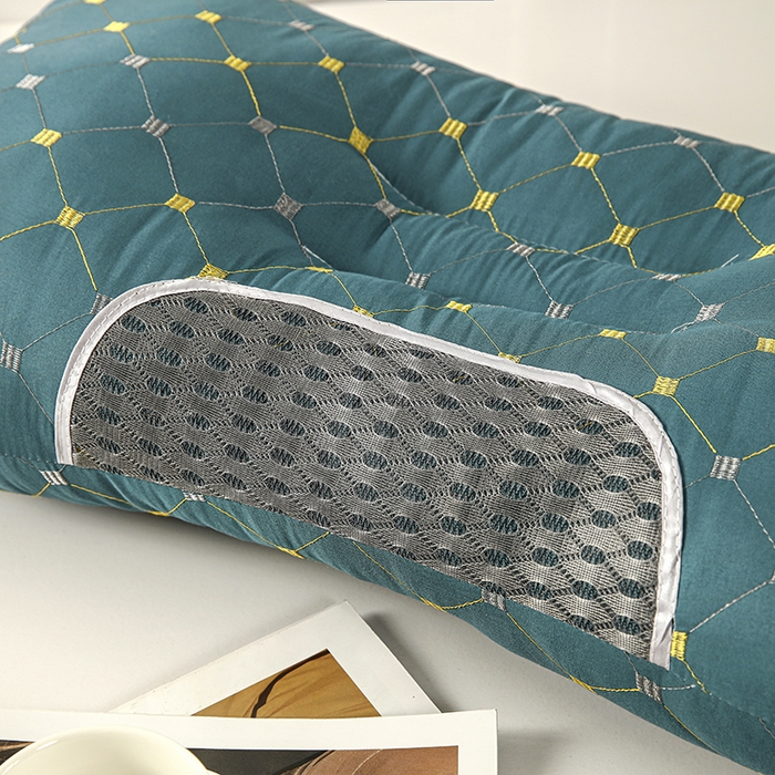 91家纺网 家纺一手货源 找家纺 （总）煌朝家纺 2025新款针织水立方舒适SPA枕枕头枕芯-满天星