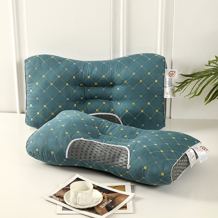 91家纺网 家纺一手货源 找家纺 （总）煌朝家纺 2025新款针织水立方舒适SPA枕枕头枕芯-满天星