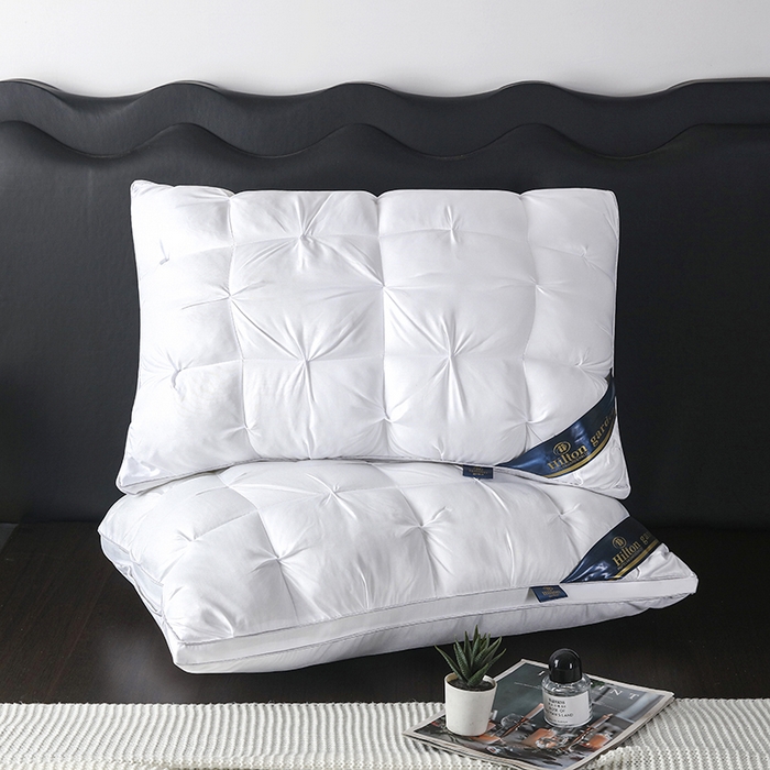 91家纺网 家纺一手货源 找家纺 （总）煌朝家纺 2025新款羽丝绒五星级酒店枕头枕芯