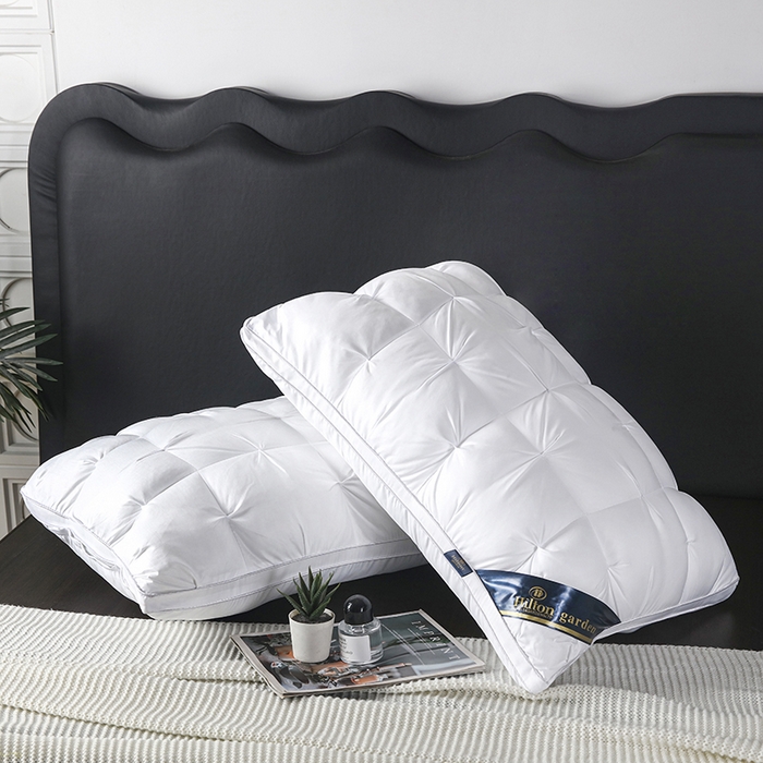 91家纺网 家纺一手货源 找家纺 （总）煌朝家纺 2025新款羽丝绒五星级酒店枕头枕芯