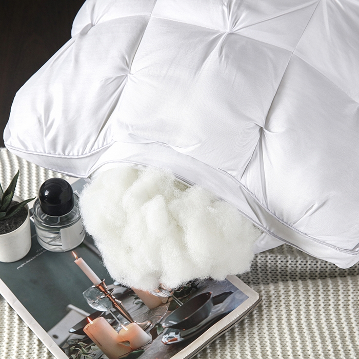 91家纺网 家纺一手货源 找家纺 （总）煌朝家纺 2025新款羽丝绒五星级酒店枕头枕芯