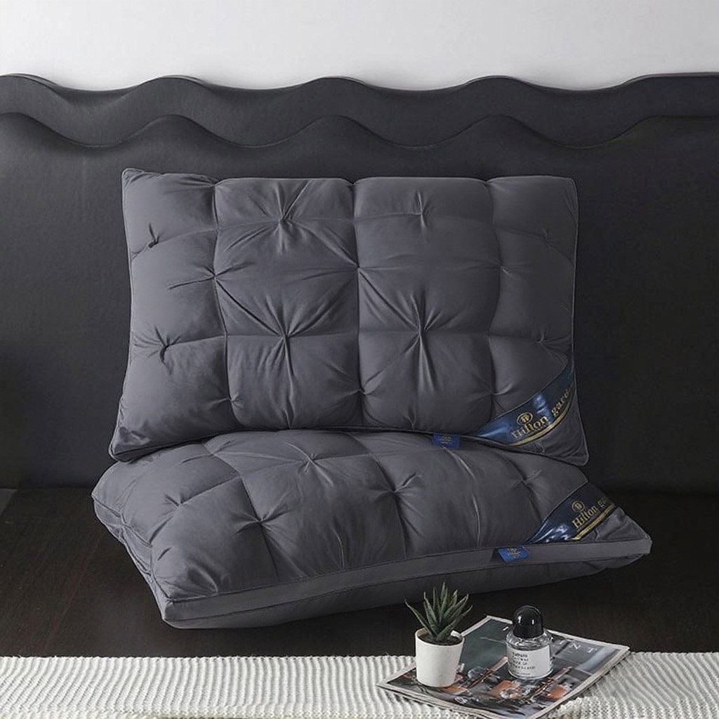 91家纺网 家纺一手货源 找家纺 （总）煌朝家纺 2025新款羽丝绒五星级酒店枕头枕芯