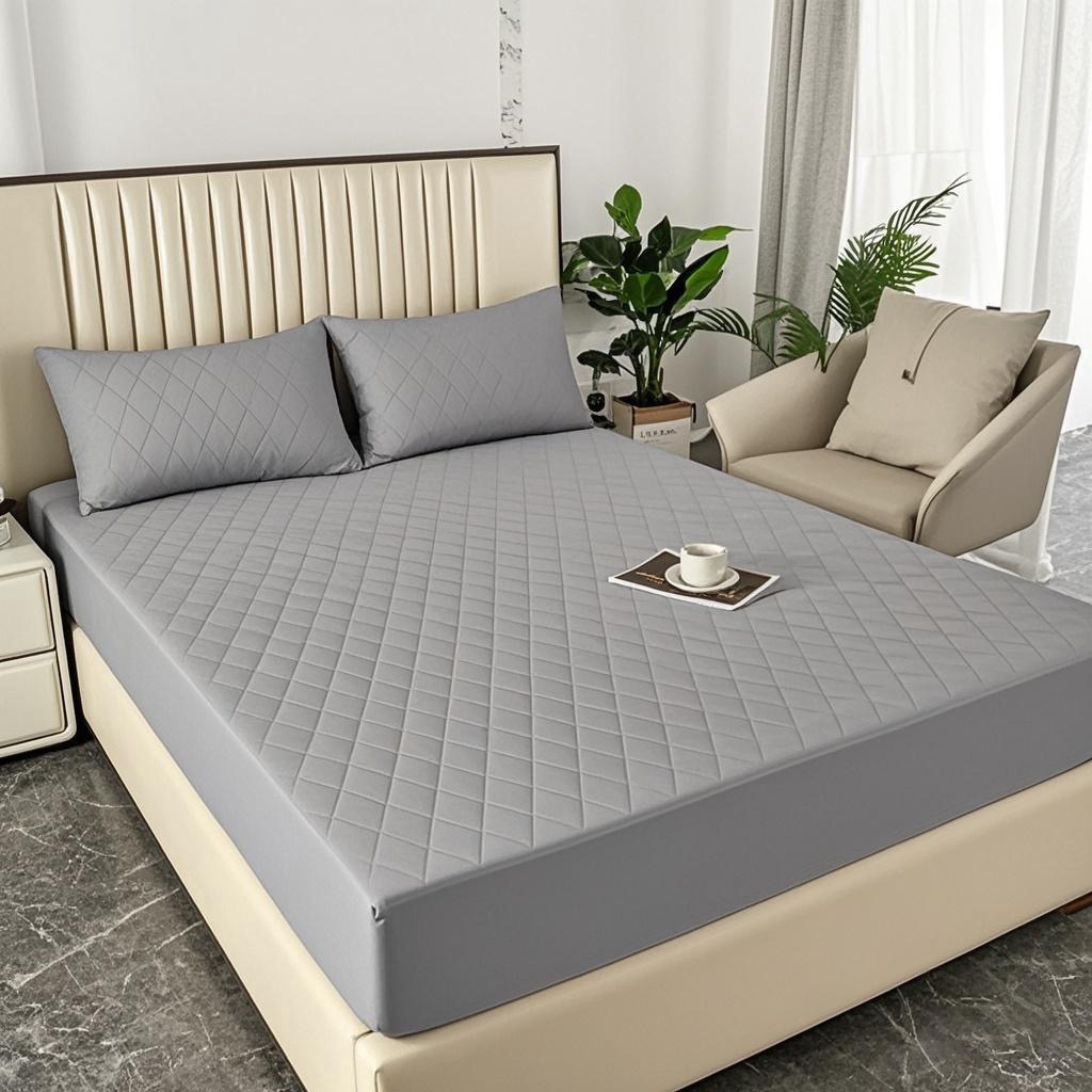 91家纺网 家纺一手货源 找家纺 （总）煌朝家纺 2025新款全棉抗菌夹棉床笠单品床笠床笠单件