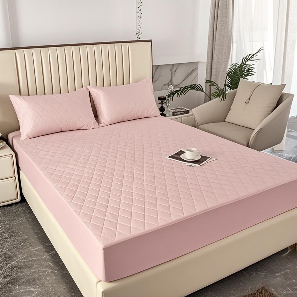 91家纺网 家纺一手货源 找家纺 （总）煌朝家纺 2025新款全棉抗菌夹棉床笠单品床笠床笠单件