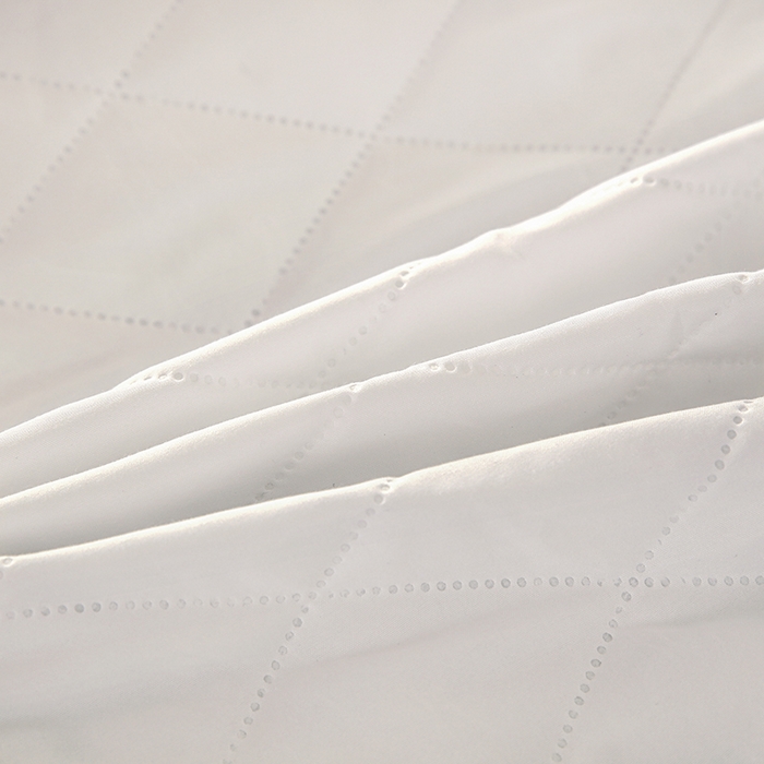 91家纺网 家纺一手货源 找家纺 煌朝家纺 2025新款全棉抗菌夹棉床笠单品床笠床笠单件 白色