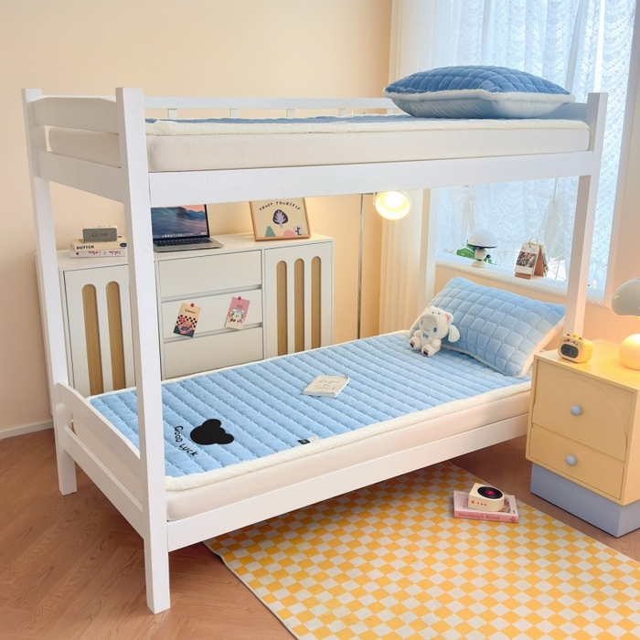 91家纺网 家纺一手货源 找家纺 （总）爱屋及屋 2025新款牛奶绒床垫软垫加绒加厚床褥垫冬季宿舍单人铺地床褥子【填充200g】