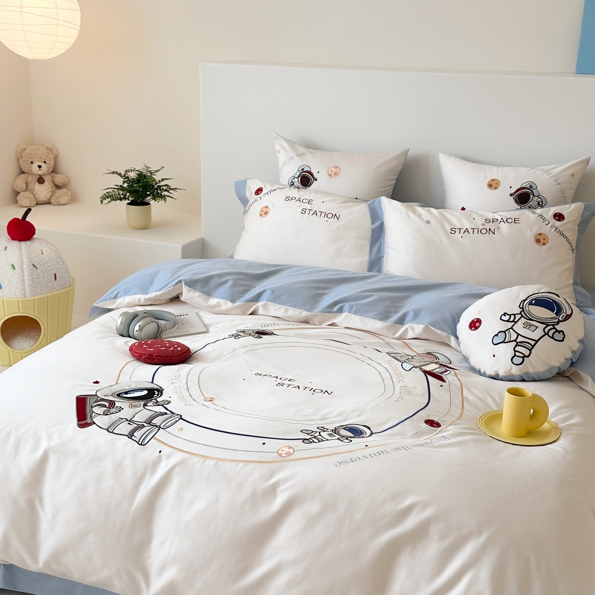 91家纺网 家纺一手货源 找家纺 （总）西西家居 2025新款100s长绒棉纯棉四件套-星河灿烂