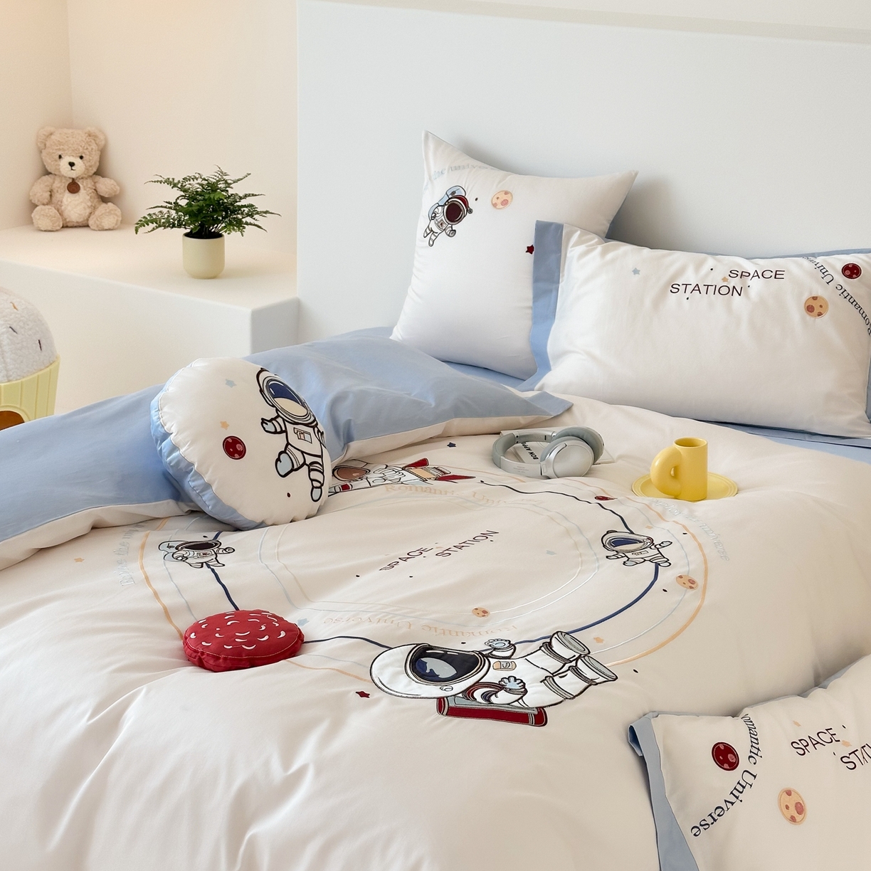 91家纺网 家纺一手货源 找家纺 （总）西西家居 2025新款100s长绒棉纯棉四件套-星河灿烂