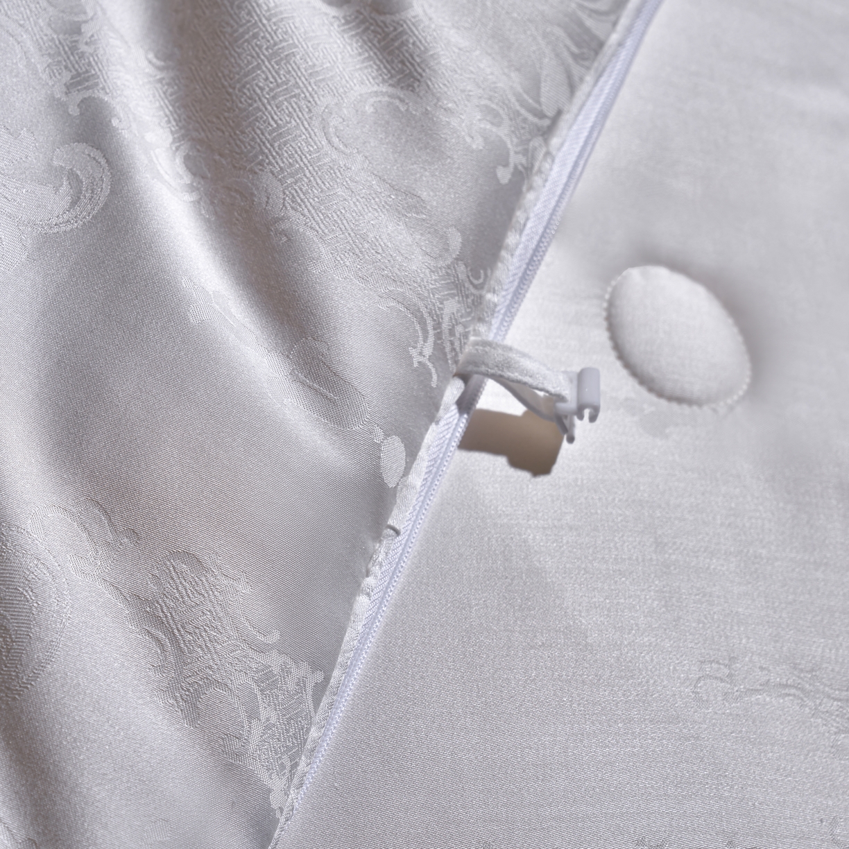 91家纺网 家纺一手货源 找家纺 朴罗 （ 原岚图） 2025新款生物基黄金大豆被二合一子母被立体加厚被芯多功能四季被 珠玉满堂 月光白