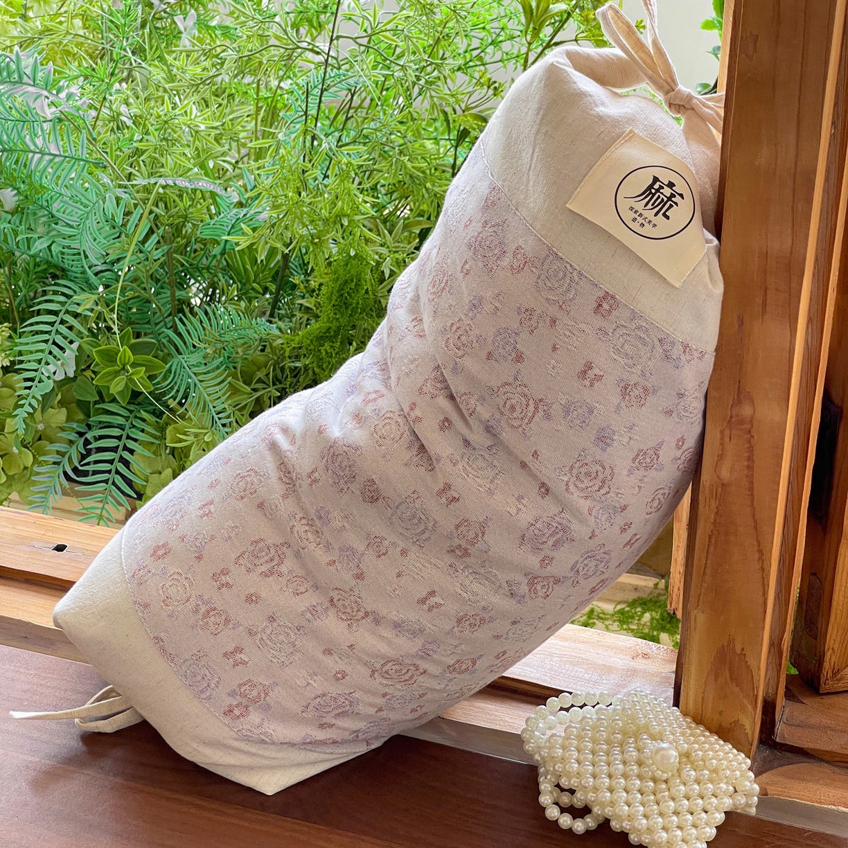 91家纺网 家纺一手货源 找家纺 亦帆枕芯 2025新款全棉纯棉棉麻提花枕头枕芯高低两用调节可拆洗荞麦枕芯加枕套 花朵粉-棉麻提花高低两用枕