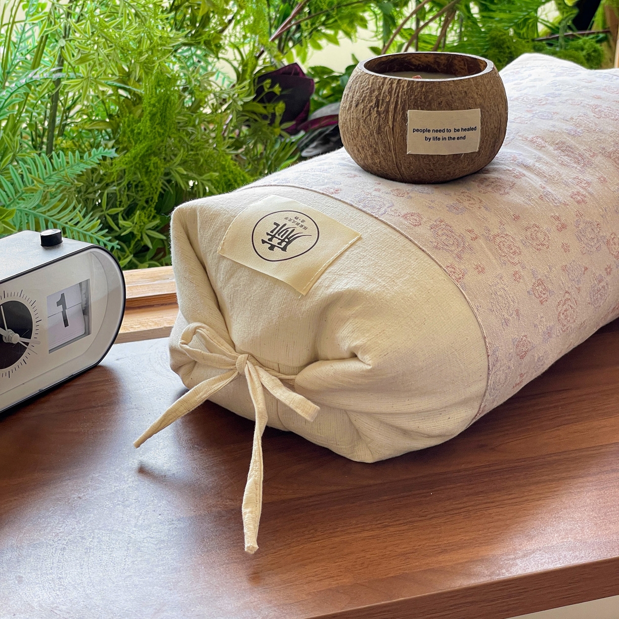 91家纺网 家纺一手货源 找家纺 亦帆枕芯 2025新款全棉纯棉棉麻提花枕头枕芯高低两用调节可拆洗荞麦枕芯加枕套 花朵粉-棉麻提花高低两用枕