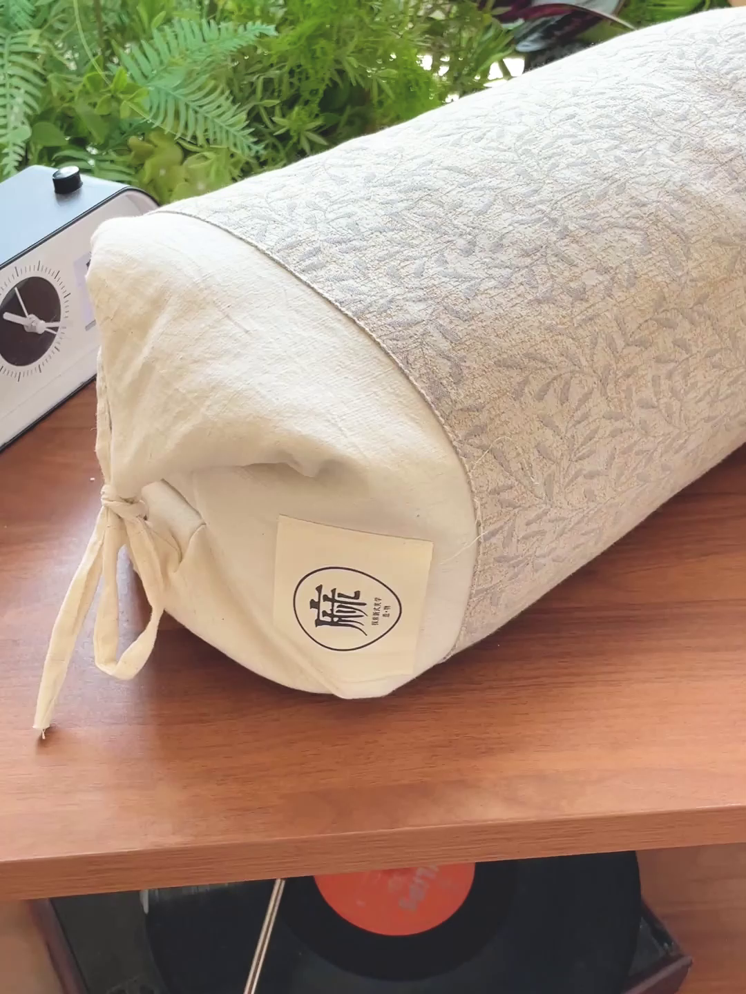 91家纺网 家纺一手货源 找家纺 亦帆枕芯 2025新款全棉纯棉棉麻提花枕头枕芯高低两用调节可拆洗荞麦枕芯加枕套 柳叶卡其-棉麻提花高低两用枕