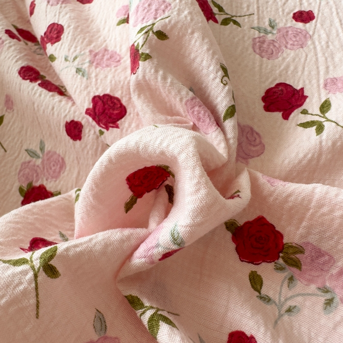 91家纺网 家纺一手货源 找家纺 （总）思诺羽床笠 2025新款开学季法式花边A类双层纱木棉四件套