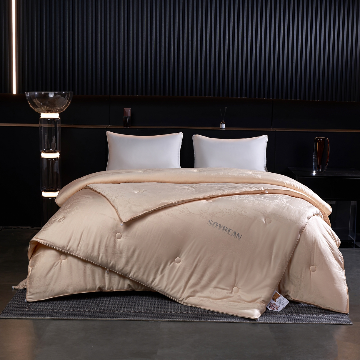 91家纺网 家纺一手货源 找家纺 （总）朴罗 （ 原岚图） 2025新款生物基黄金大豆被二合一子母被立体加厚被芯多功能四季被