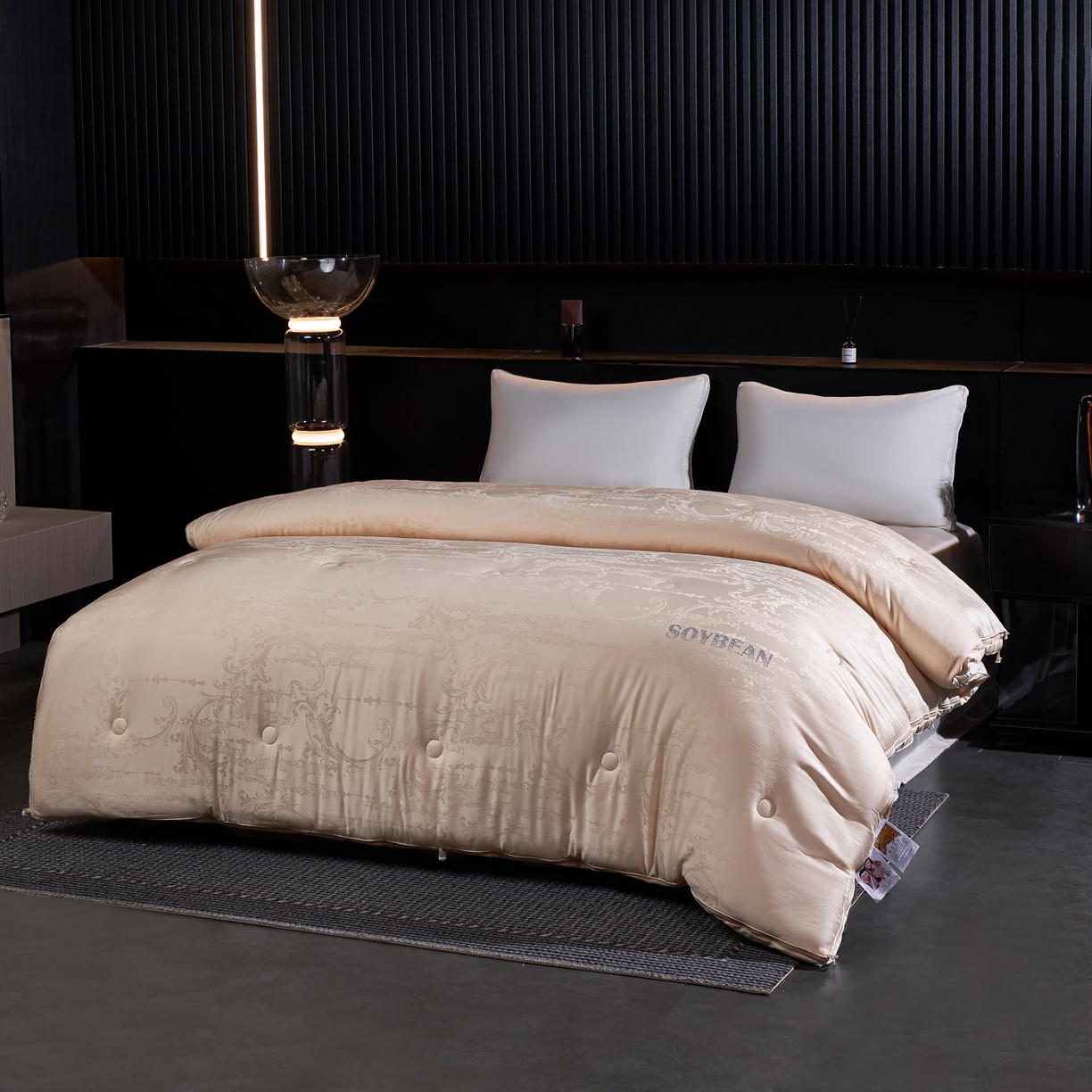 91家纺网 家纺一手货源 找家纺 （总）朴罗 （ 原岚图） 2025新款生物基黄金大豆被二合一子母被立体加厚被芯多功能四季被