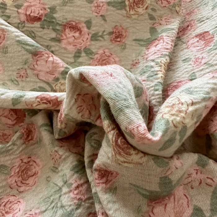 91家纺网 家纺一手货源 找家纺 思诺羽床笠 2025新款开学季法式花边A类双层纱木棉四件套 粉黛