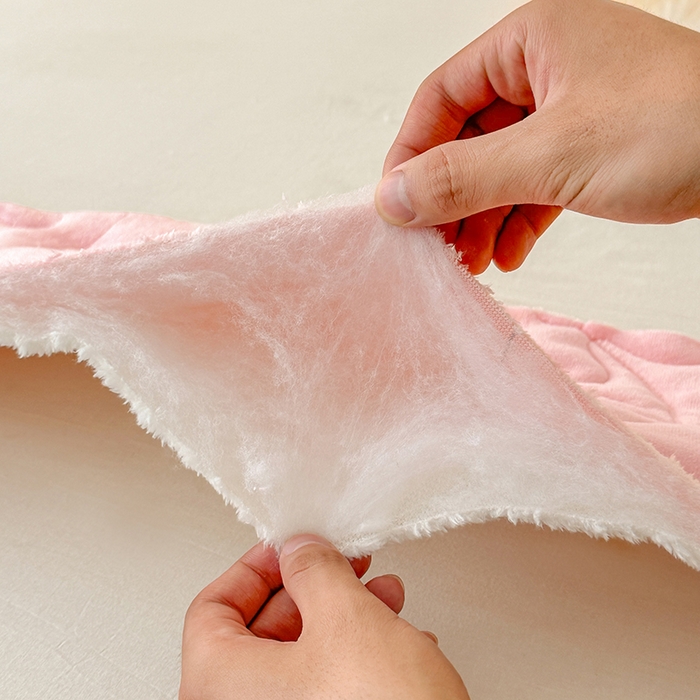 91家纺网 家纺一手货源 找家纺 雅诗帛 2025新款A类加厚加绒婴儿绒北极绒羽丝棉三层夹棉盖毯 星云粉【双面绒夹棉】