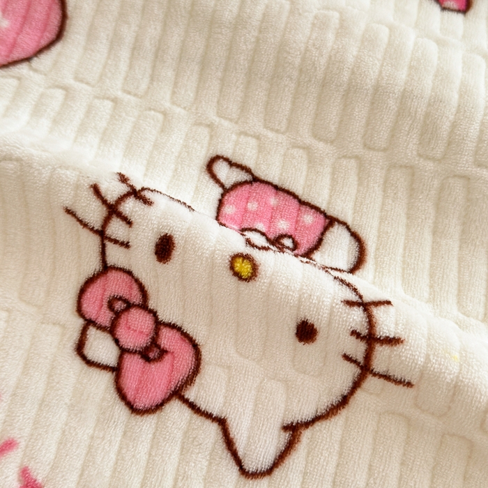 91家纺网 家纺一手货源 找家纺 （总）希诺家居 2025新款三丽鸥正版授权加厚牛奶绒床盖三件套