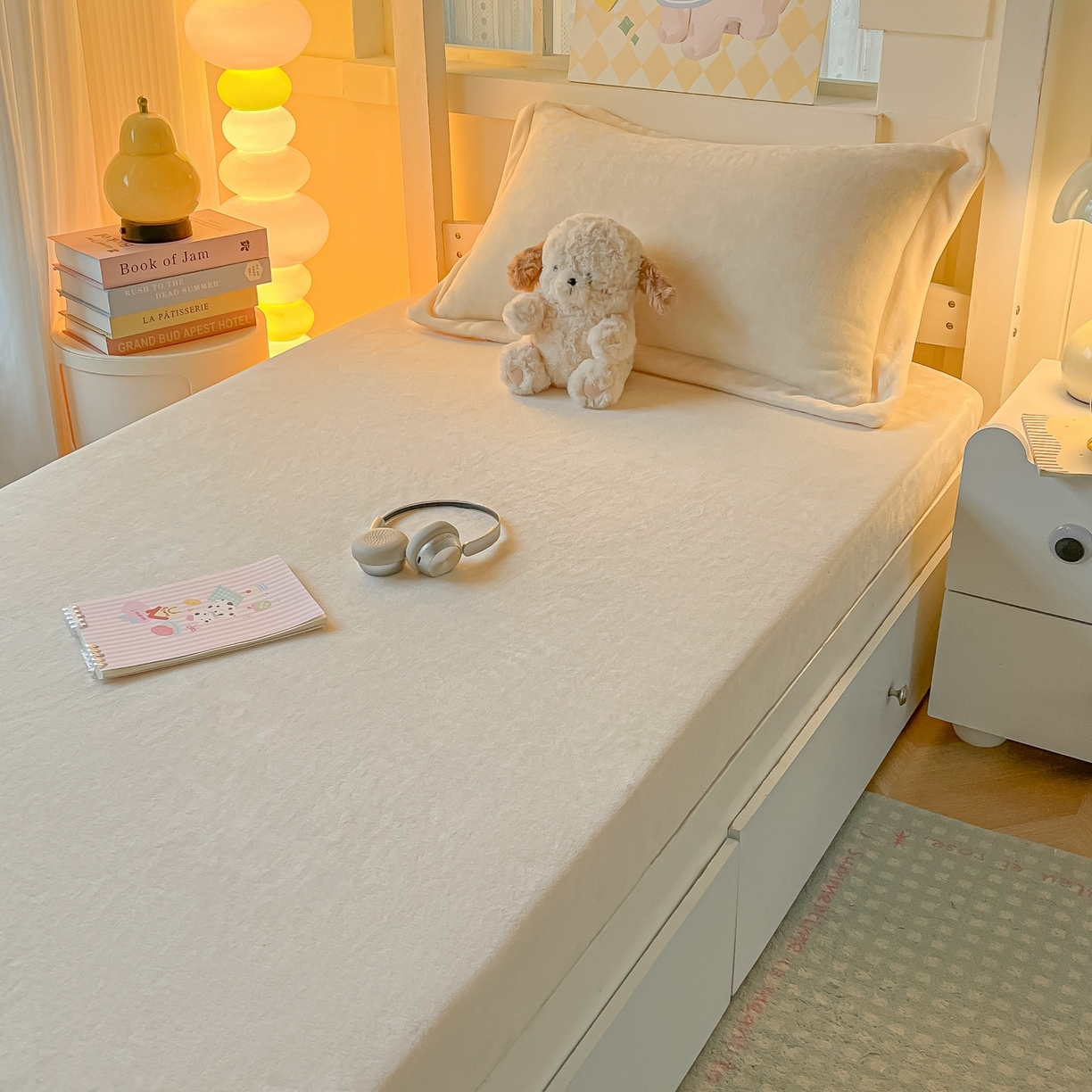 91家纺网 家纺一手货源 找家纺 （总）多乐家纺 2025新款高克重牛奶绒学生床床笠