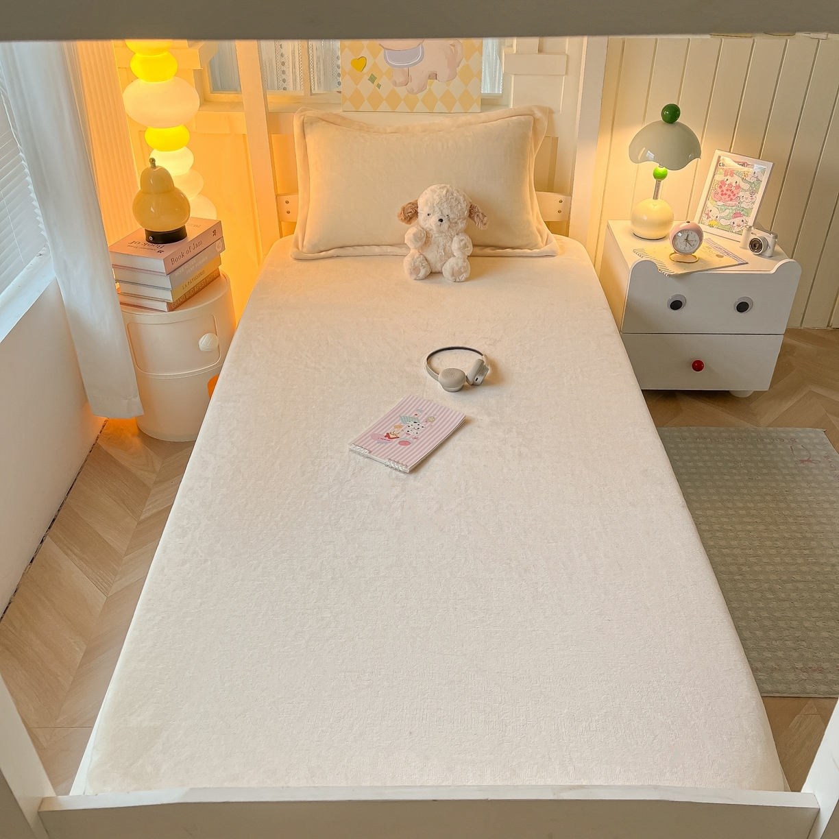 91家纺网 家纺一手货源 找家纺 （总）多乐家纺 2025新款高克重牛奶绒学生床床笠