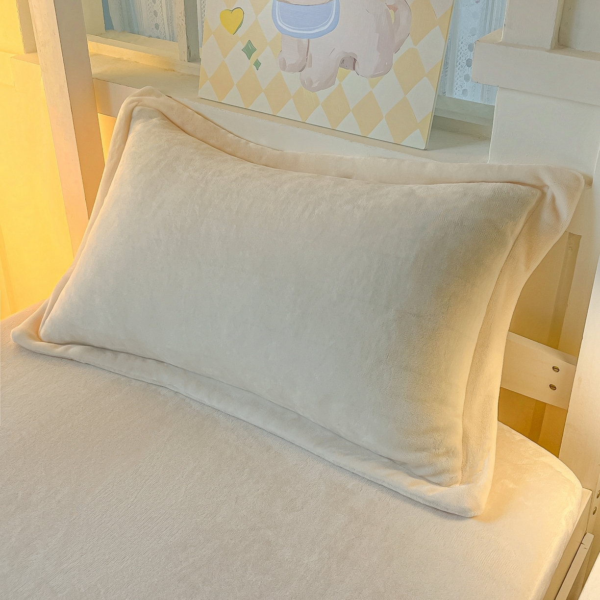 91家纺网 家纺一手货源 找家纺 （总）多乐家纺 2025新款高克重牛奶绒学生床床笠