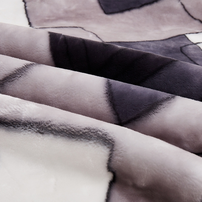 91家纺网 家纺一手货源 找家纺 雅诗帛 【2025年新款】双层加厚冬季毛毯拉舍尔毛毯加绒特厚婚庆结婚送礼毯子盖毯珊瑚绒 简约时尚