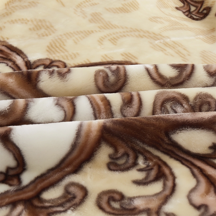 91家纺网 家纺一手货源 找家纺 雅诗帛 【2025年新款】双层加厚冬季毛毯拉舍尔毛毯加绒特厚婚庆结婚送礼毯子盖毯珊瑚绒 欧式风情