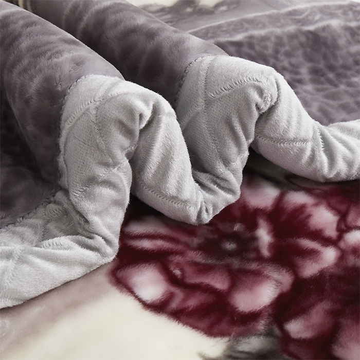 91家纺网 家纺一手货源 找家纺 雅诗帛 【2025年新款】双层加厚冬季毛毯拉舍尔毛毯加绒特厚婚庆结婚送礼毯子盖毯珊瑚绒 水墨年华