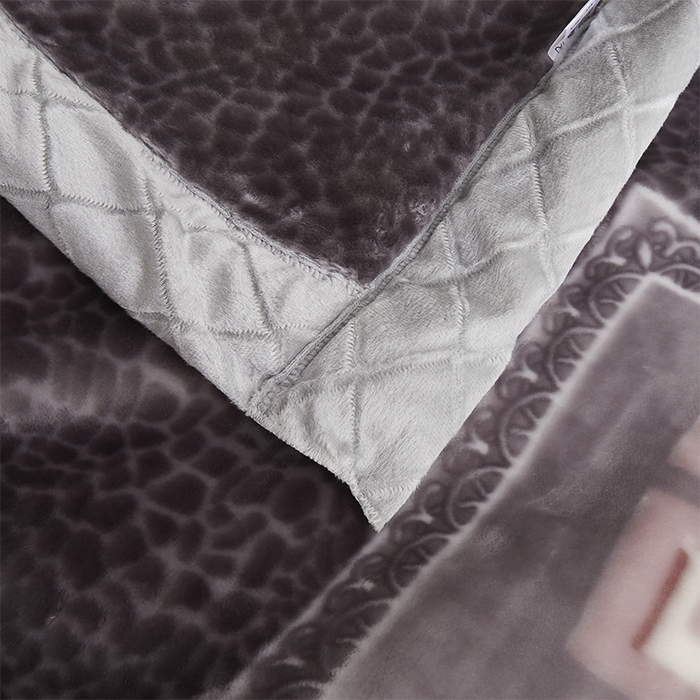 91家纺网 家纺一手货源 找家纺 雅诗帛 【2025年新款】双层加厚冬季毛毯拉舍尔毛毯加绒特厚婚庆结婚送礼毯子盖毯珊瑚绒 水墨年华