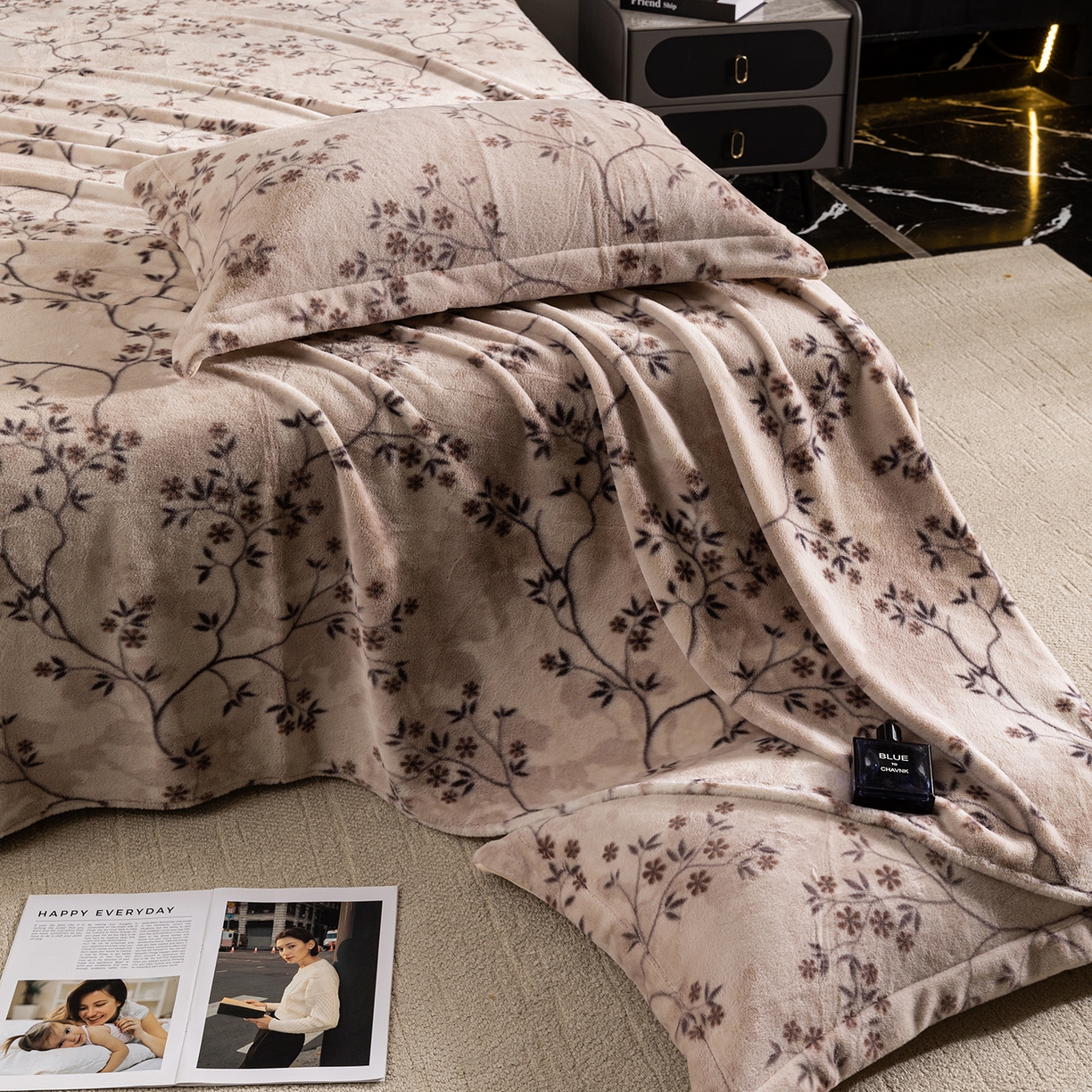 91家纺网 家纺一手货源 找家纺 （总）锦罗绣 2025新款全消光兔绒300克牛奶绒床单