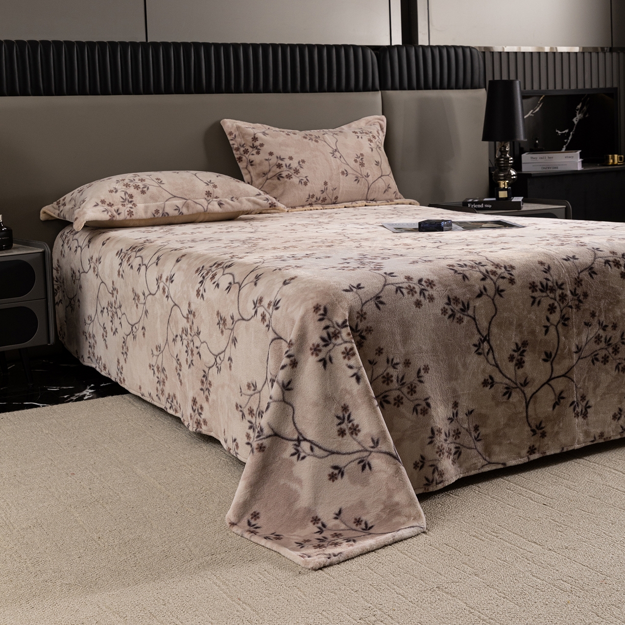 91家纺网 家纺一手货源 找家纺 （总）锦罗绣 2025新款全消光兔绒300克牛奶绒床单