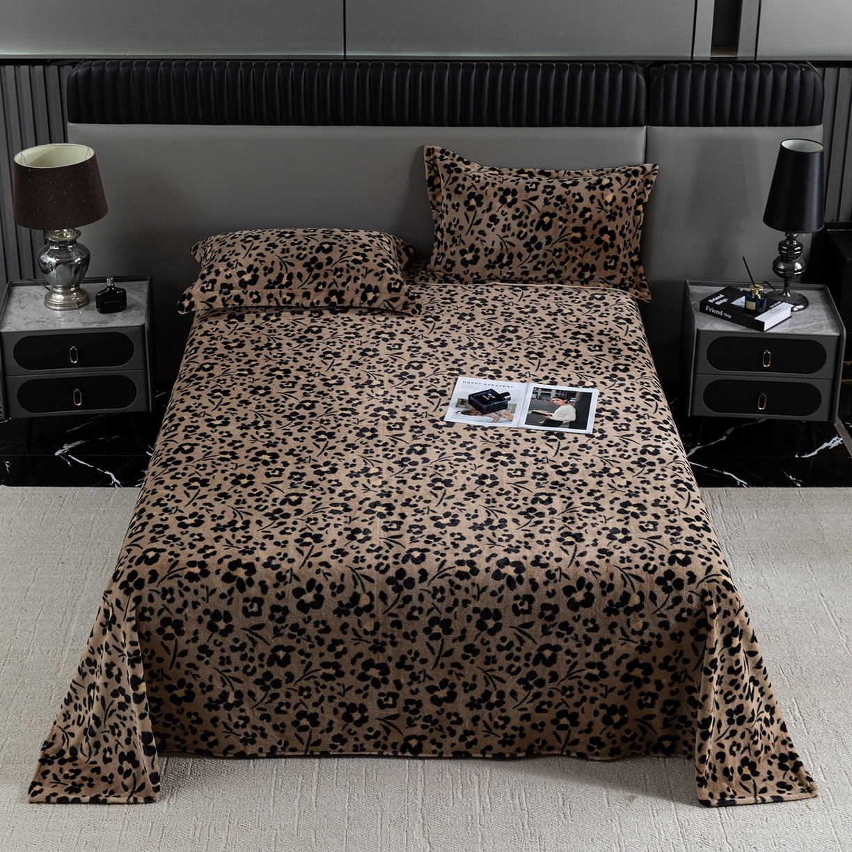 91家纺网 家纺一手货源 找家纺 （总）锦罗绣 2025新款全消光兔绒300克牛奶绒床单