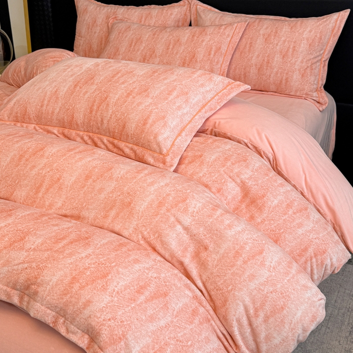 91家纺网 家纺一手货源 找家纺 （总）喜四方 2025新款超细旦婴儿宝宝绒印花四件套