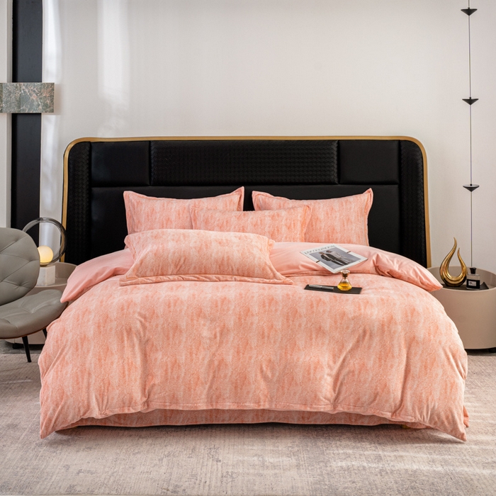 91家纺网 家纺一手货源 找家纺 （总）喜四方 2025新款超细旦婴儿宝宝绒印花四件套