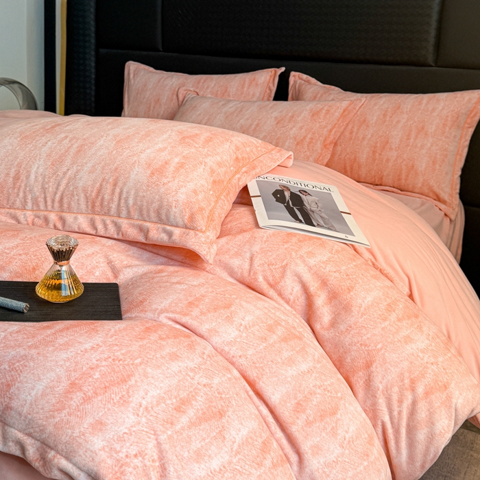 91家纺网 家纺一手货源 找家纺 （总）喜四方 2025新款超细旦婴儿宝宝绒印花四件套