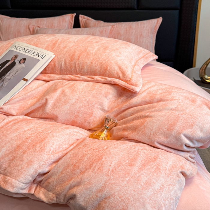 91家纺网 家纺一手货源 找家纺 （总）喜四方 2025新款超细旦婴儿宝宝绒印花四件套