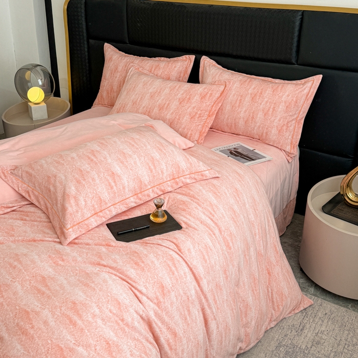 91家纺网 家纺一手货源 找家纺 （总）喜四方 2025新款超细旦婴儿宝宝绒印花四件套