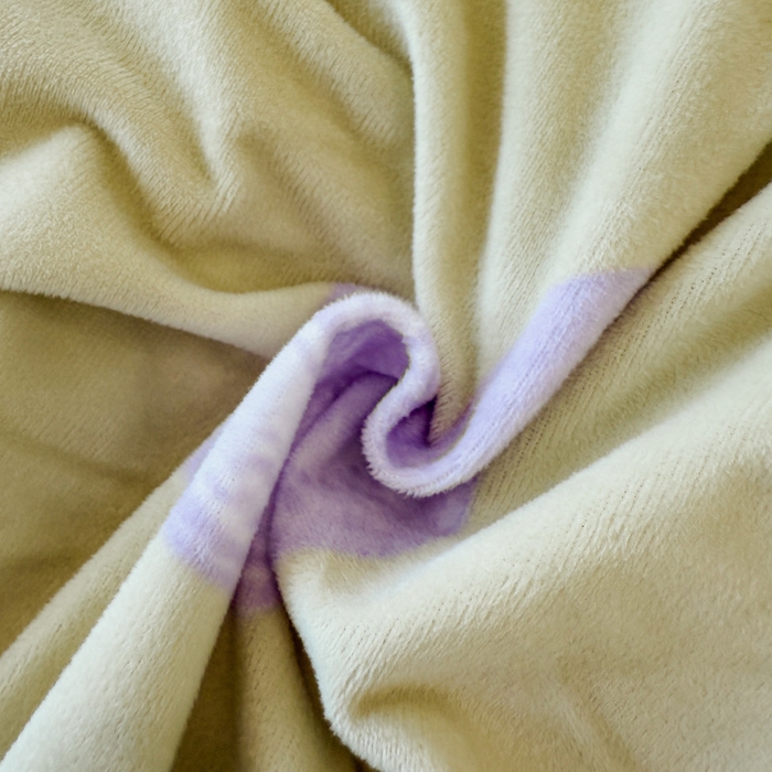 91家纺网 家纺一手货源 找家纺 喜四方 2025新款超细旦婴儿宝宝绒印花四件套 初心-绿