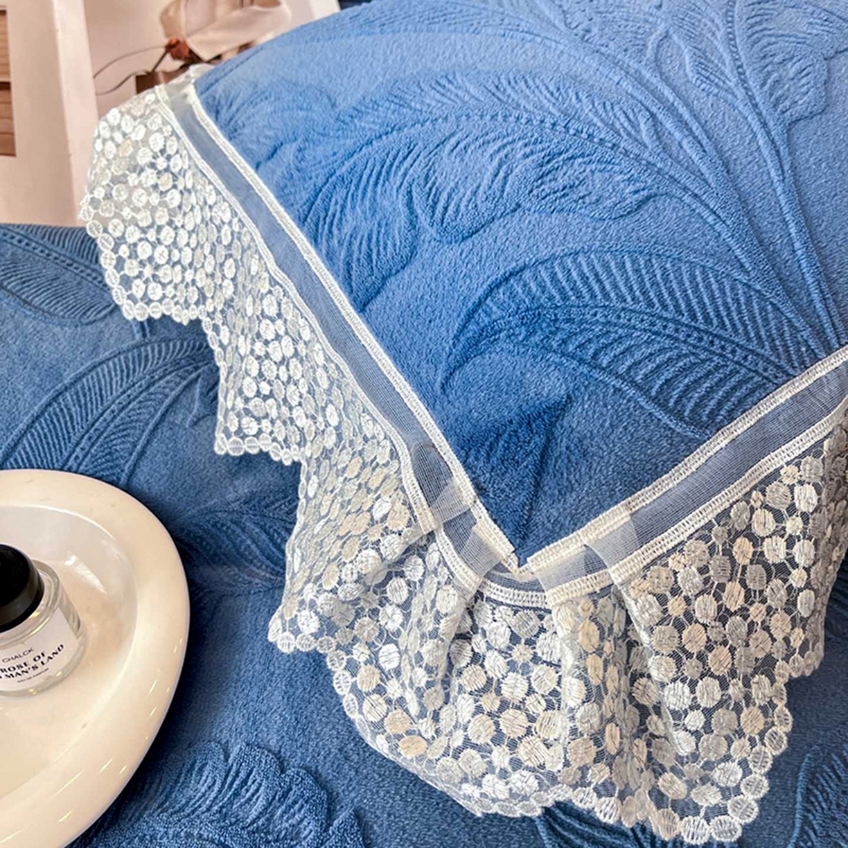 91家纺网 家纺一手货源 找家纺 爱家（原缔乐家纺） 2025新款A类牛奶雕花绒四件套系列 海岛热恋-宾利兰