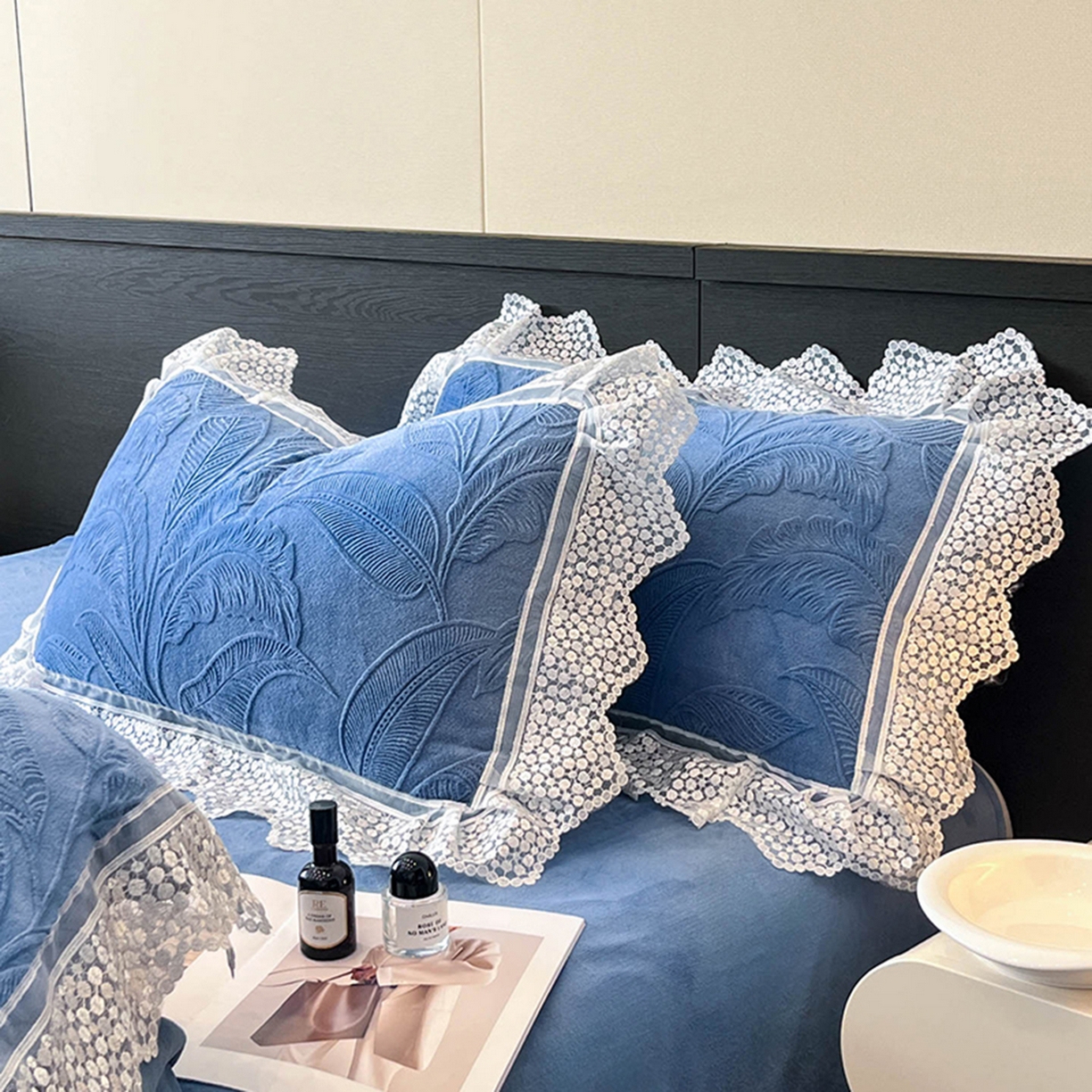 91家纺网 家纺一手货源 找家纺 爱家（原缔乐家纺） 2025新款A类牛奶雕花绒四件套系列 海岛热恋-宾利兰