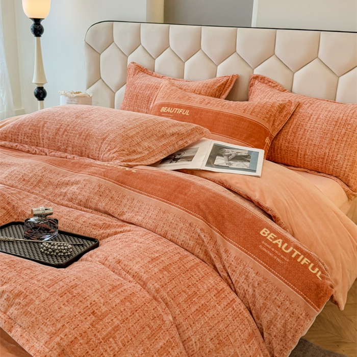 喜四方 2025新款超细旦婴儿宝宝绒印花四件套 都市柏林