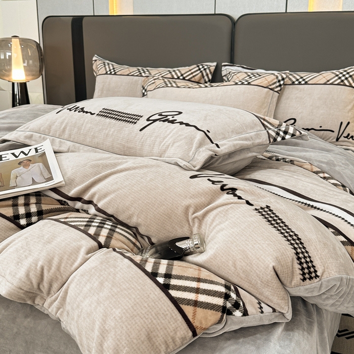 喜四方 2025新款超细旦婴儿宝宝绒印花四件套 罗拉