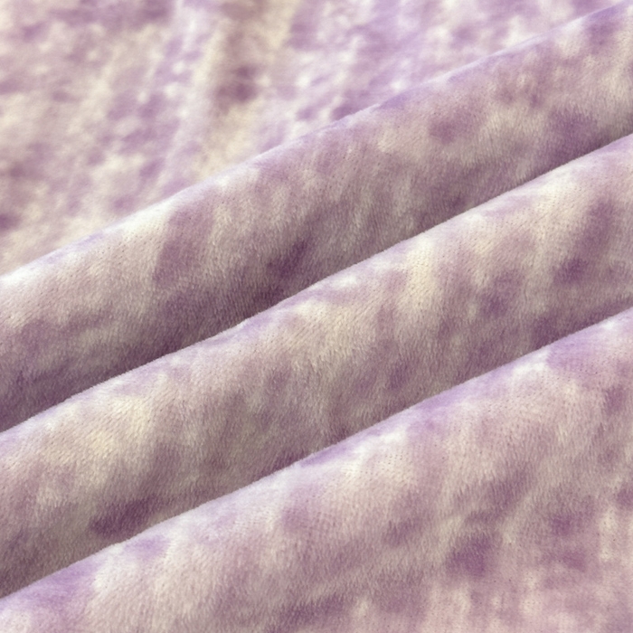 91家纺网 家纺一手货源 找家纺 喜四方 2025新款超细旦婴儿宝宝绒印花四件套 暮光之城紫