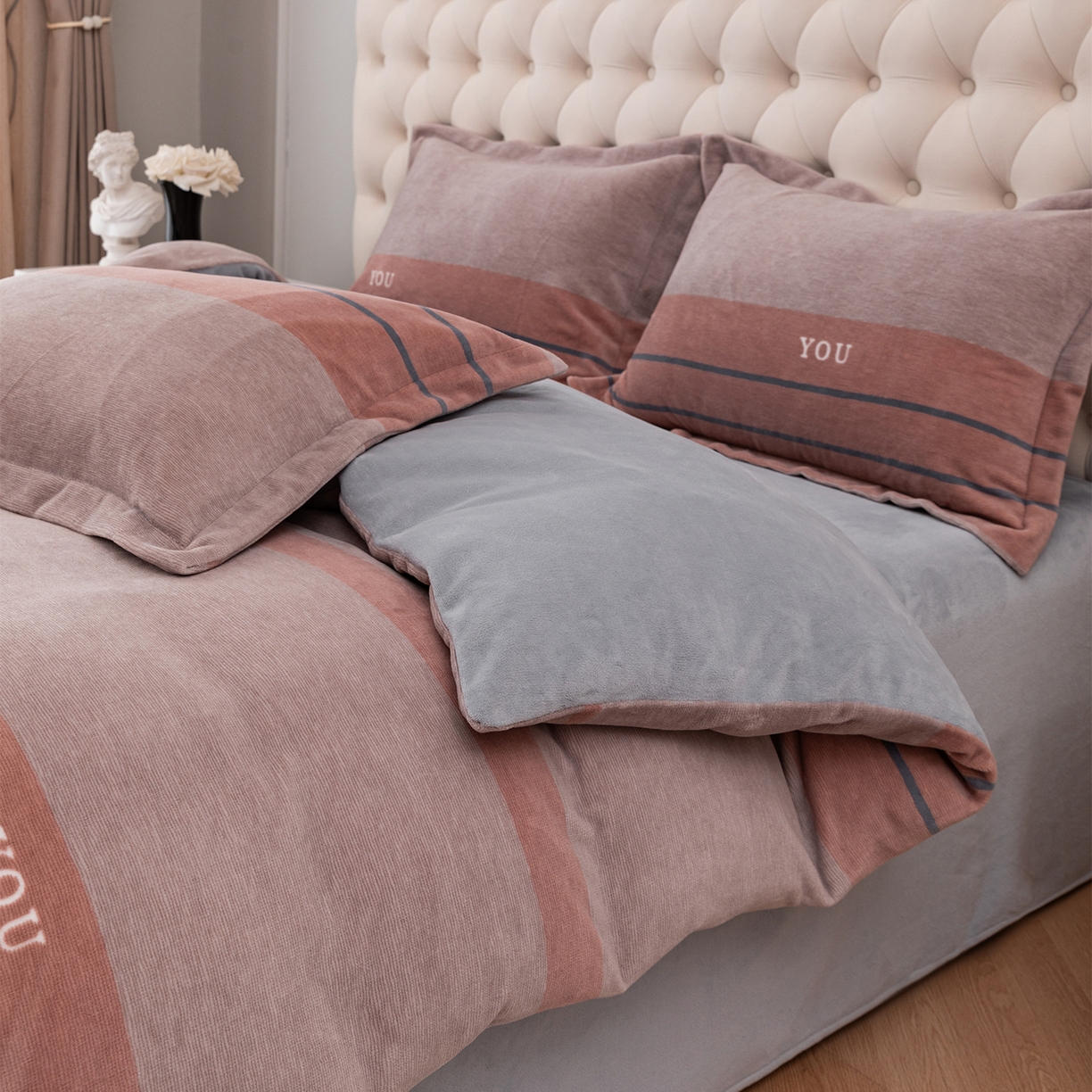 91家纺网 家纺一手货源 找家纺 （总）锦罗绣 2025新款230克牛奶绒印花单被套