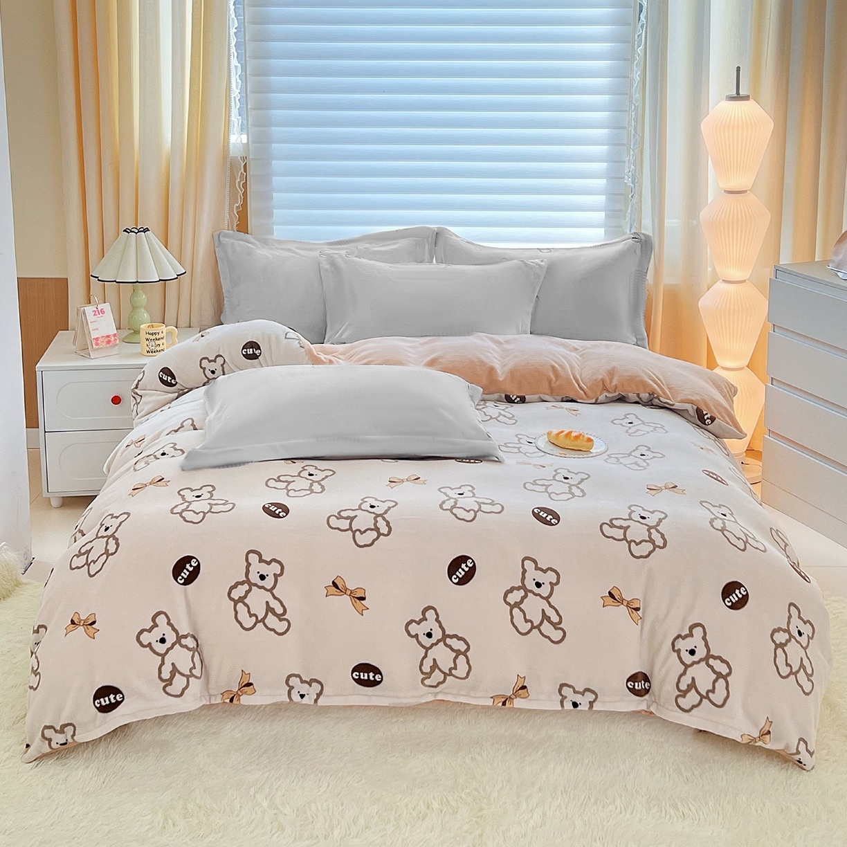 91家纺网 家纺一手货源 找家纺 （总）锦罗绣 2025新款230克牛奶绒印花单被套