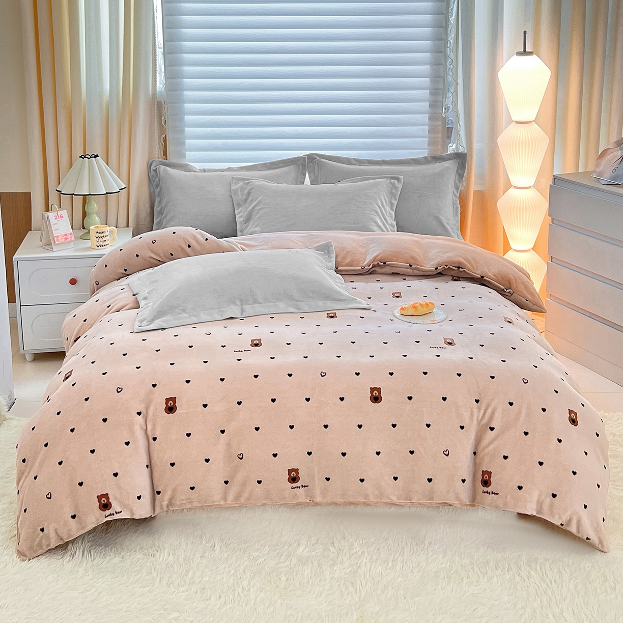 91家纺网 家纺一手货源 找家纺 （总）锦罗绣 2025新款230克牛奶绒印花单被套