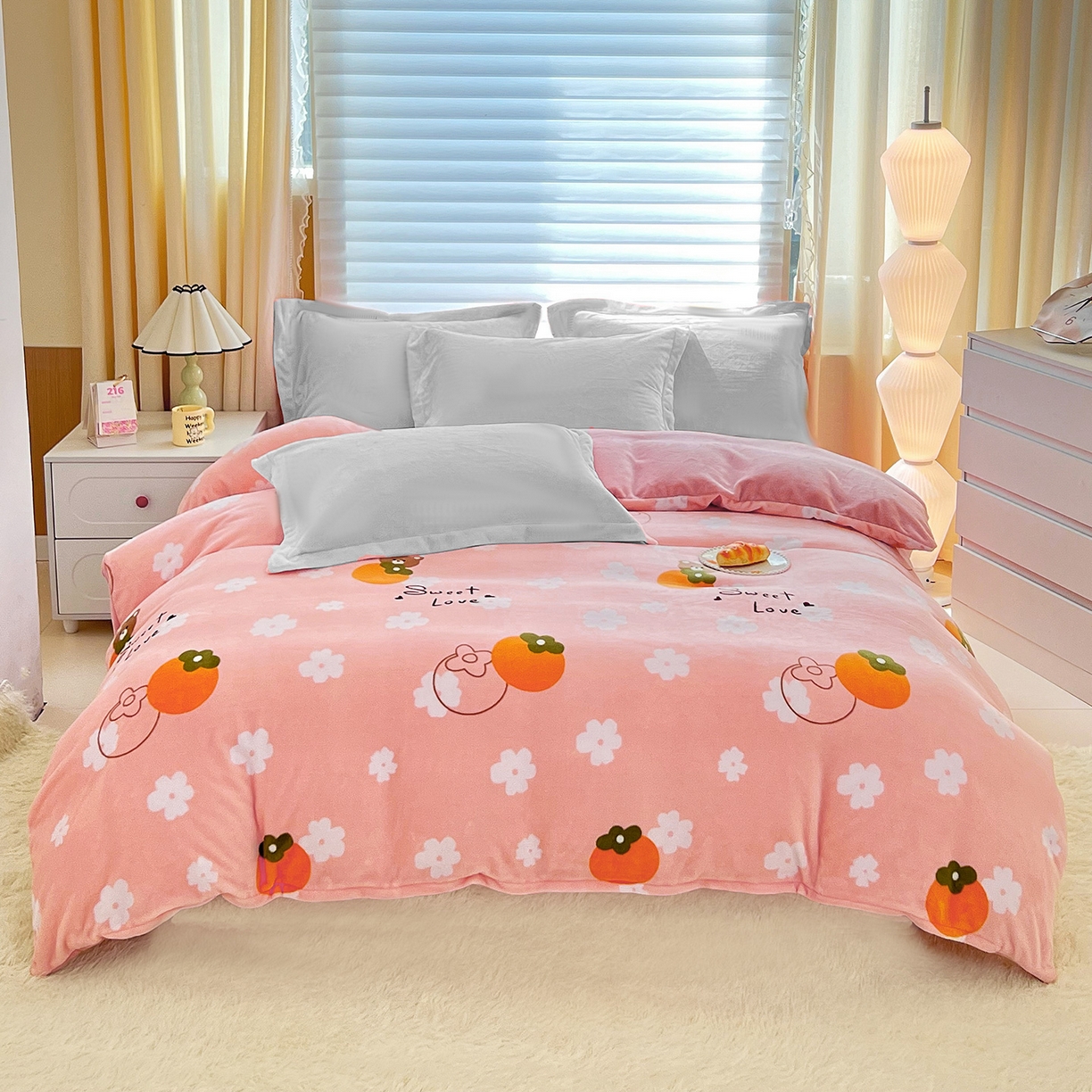 91家纺网 家纺一手货源 找家纺 （总）锦罗绣 2025新款230克牛奶绒印花单被套