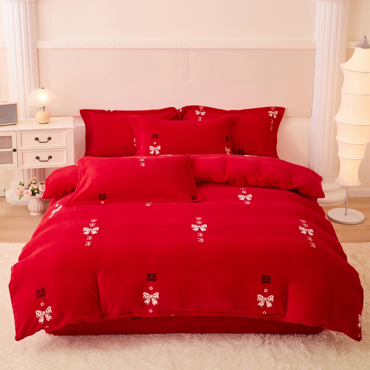 91家纺网 家纺一手货源 找家纺 （总）锦罗绣 2025新款230克牛奶绒印花单被套